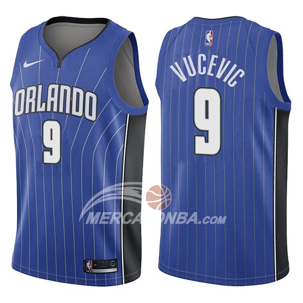 Maglia NBA Orlando Magic Nikola Vucevic Icon 2017-18 Blu